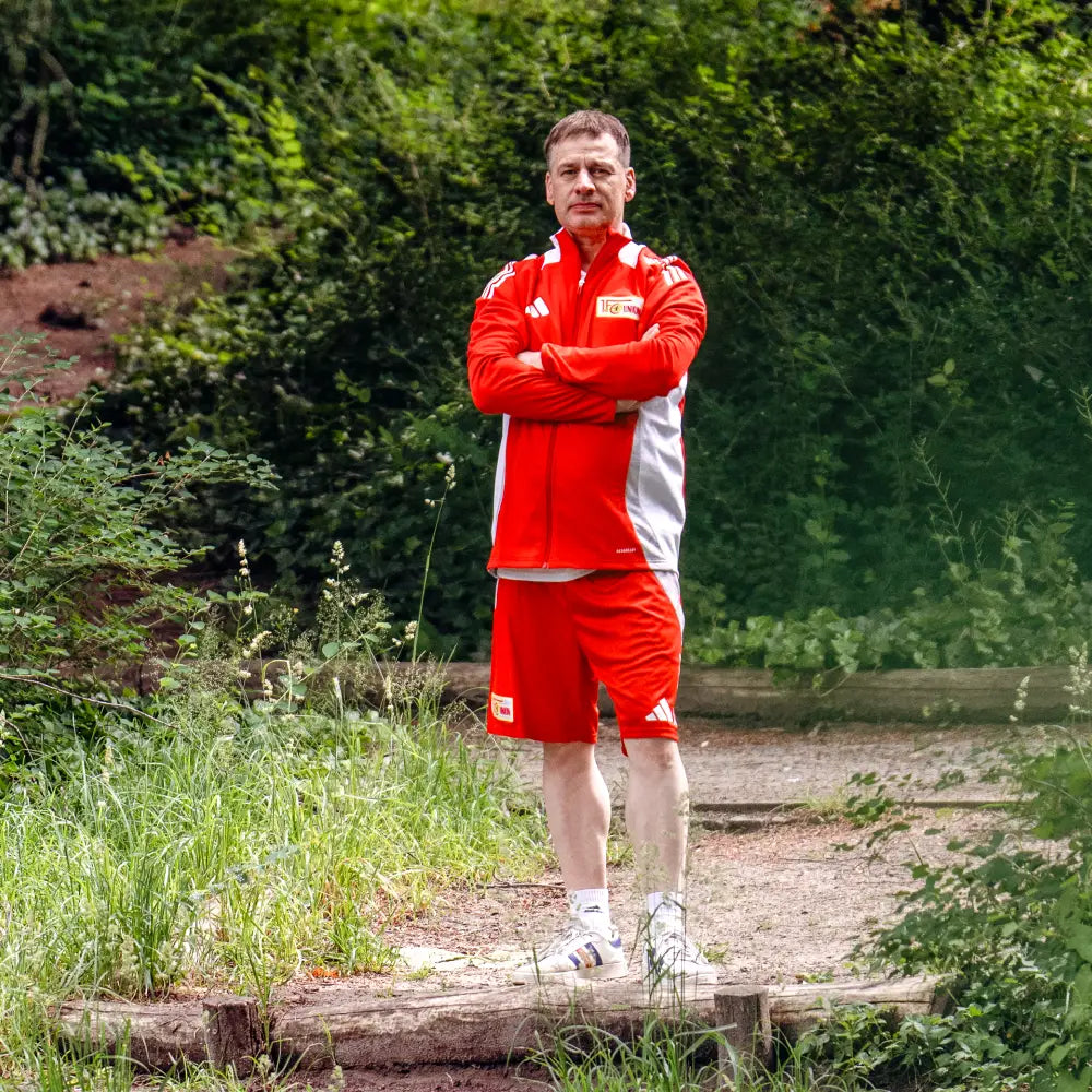 adidas Trainingshose kurz - rot Team 24/25