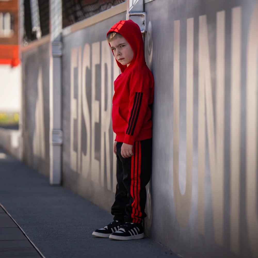adidas Kinder Jogginganzug Eisern