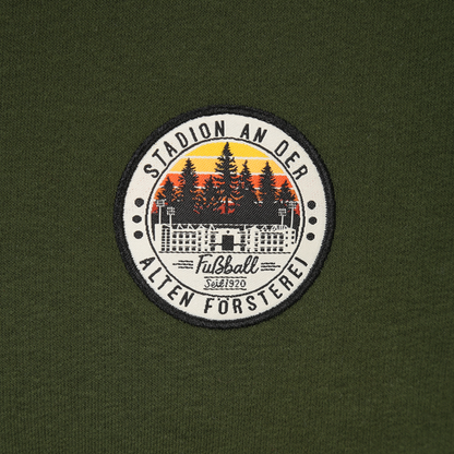 Kapuzenpullover Alte Försterei - grün