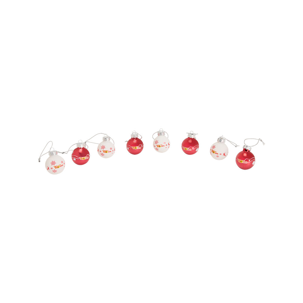 Mini Weihnachtskugel 10er-Set