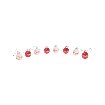 Mini Weihnachtskugel 10er-Set
