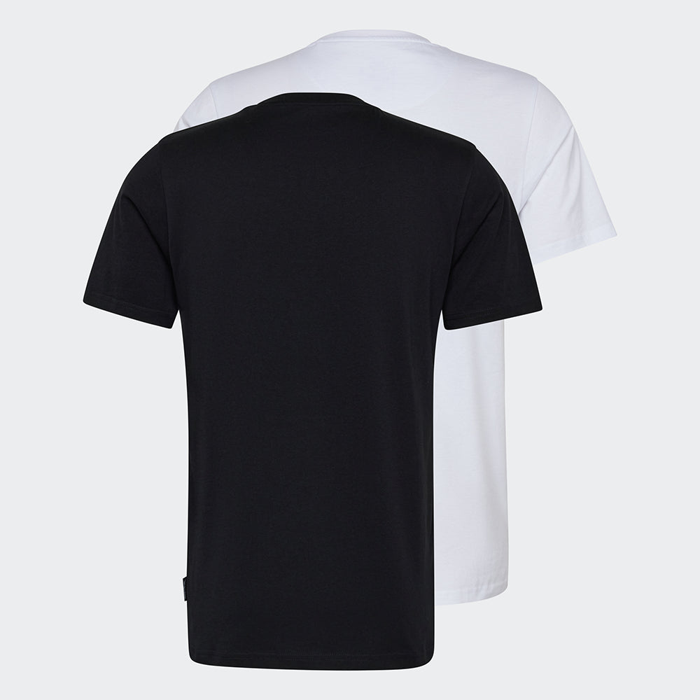 T-Shirts Doublepack UNVEU -schwarz/weiß
