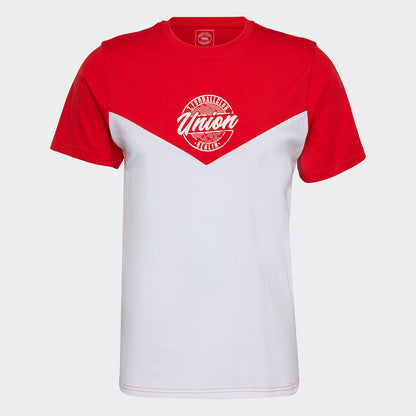 T-Shirt Union - rot/weiß