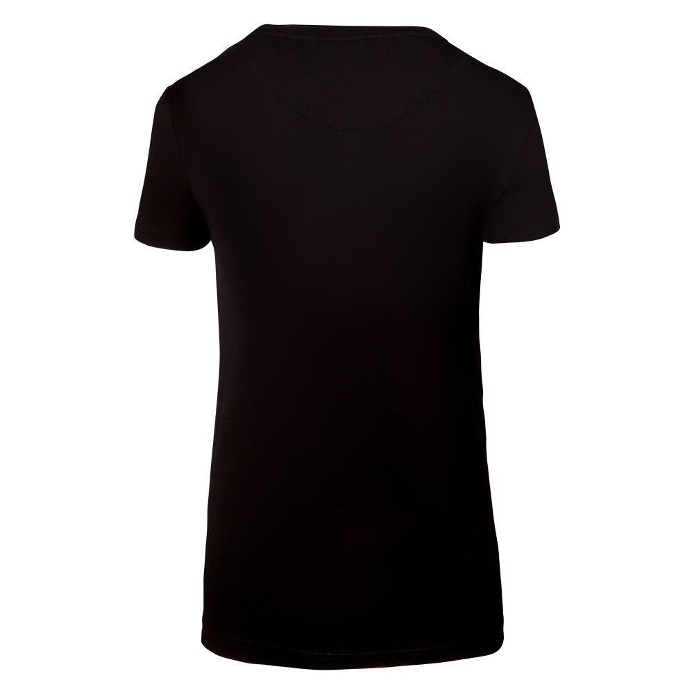 Frauen T-Shirt Logo - schwarz