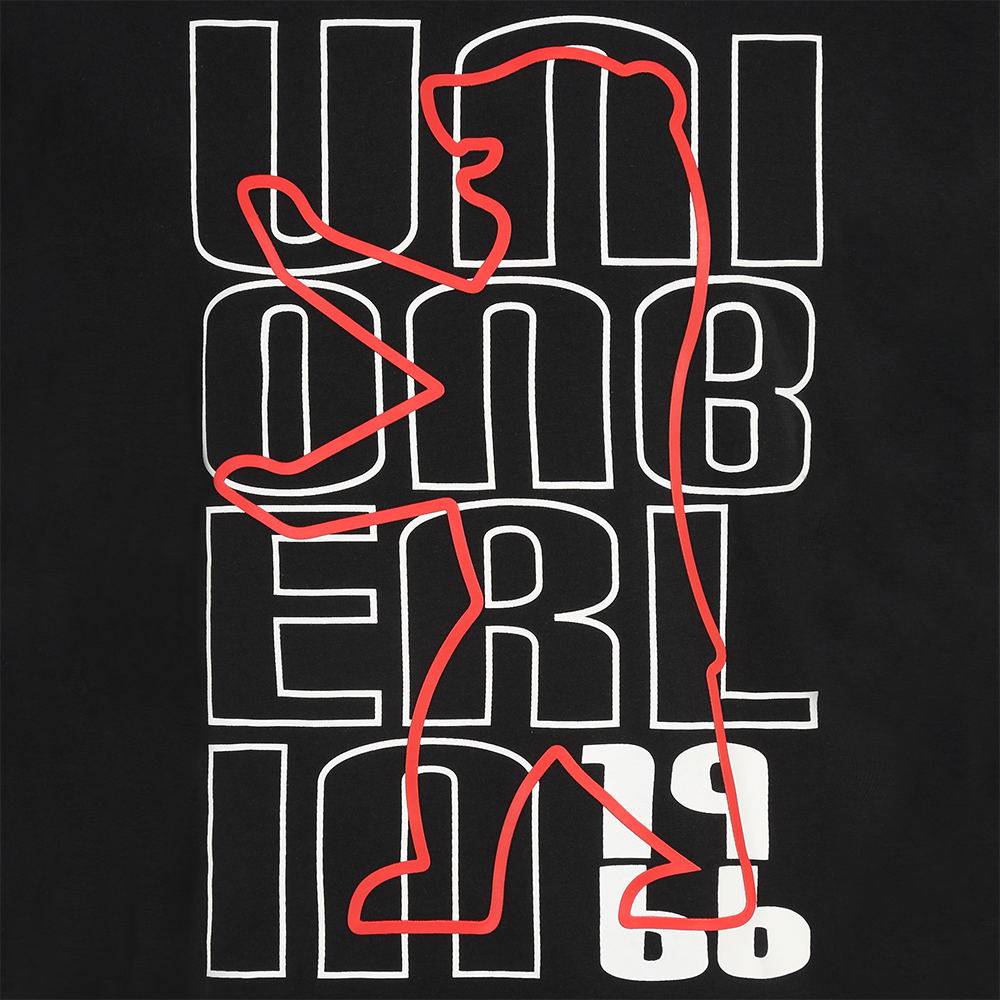 T-Shirt Union Berlin Bär tailliert- schwarz
