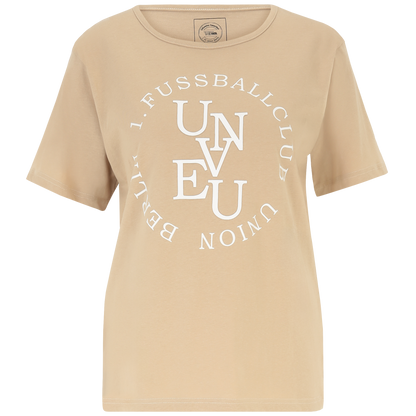 Frauen T-Shirt UNVEU - beige