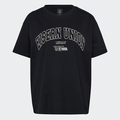 Frauen Oversize T-Shirt Eisern Union - schwarz