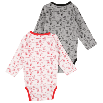 Baby Wickelbody Langarm 2er-Set