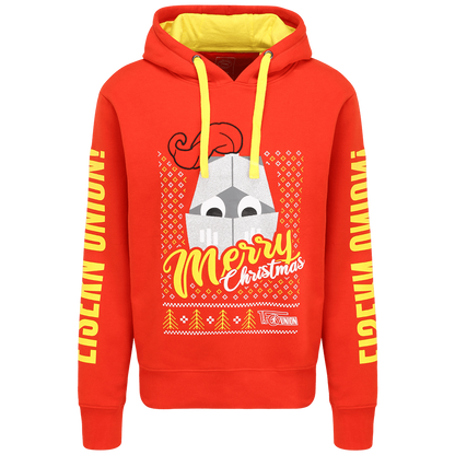 Kapuzenpullover Merry Christmas - rot