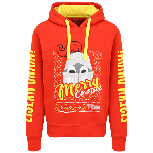 Kapuzenpullover Merry Christmas - rot
