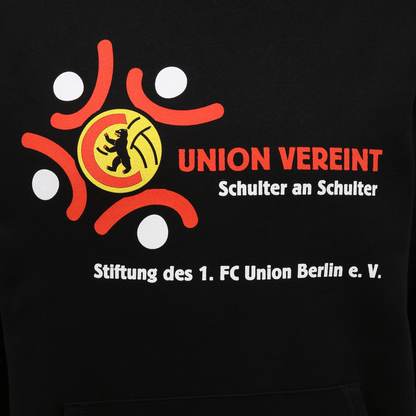 Hoodie Union Vereint - schwarz