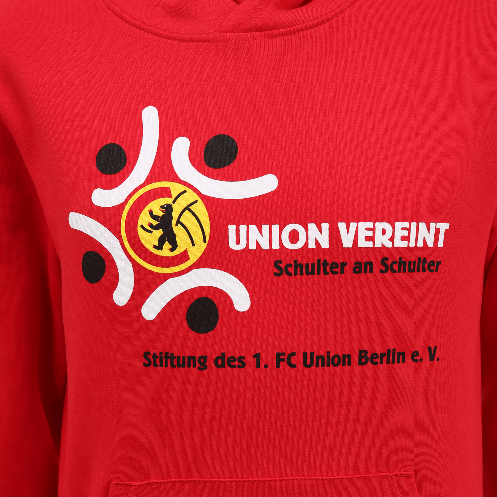 Hoodie Union Vereint - rot