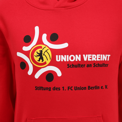 Hoodie Union Vereint - rot