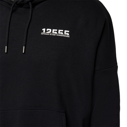 Hoodie 12555 - schwarz