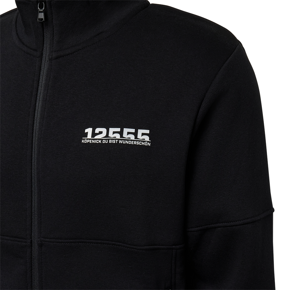 Sweatjacke 12555 - schwarz