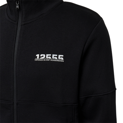 Sweatjacke 12555 - schwarz