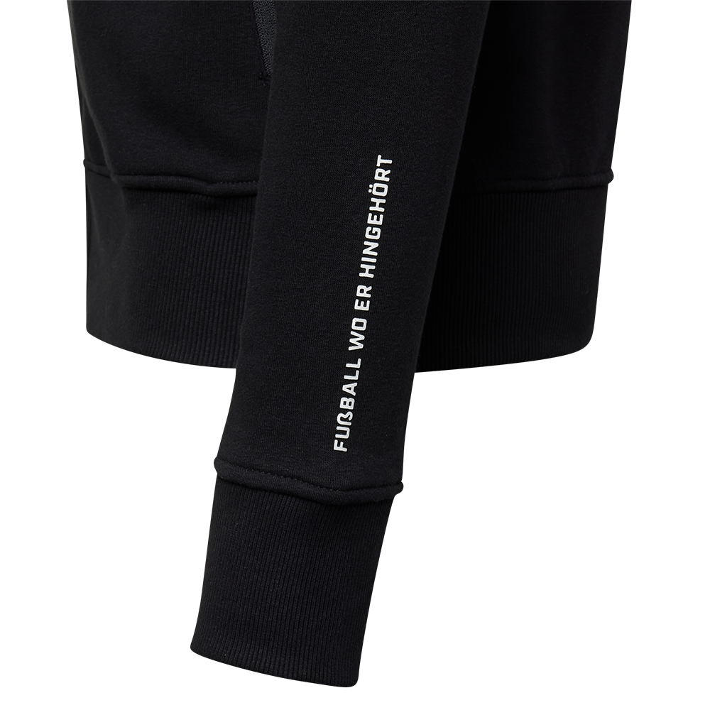 Sweatjacke 12555 - schwarz