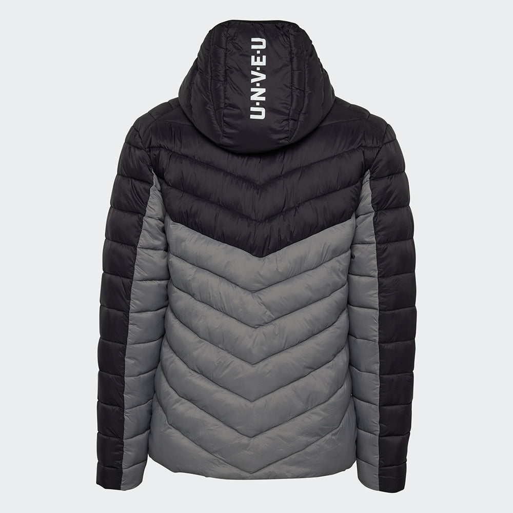 Steppjacke UNVEU - grau/schwarz