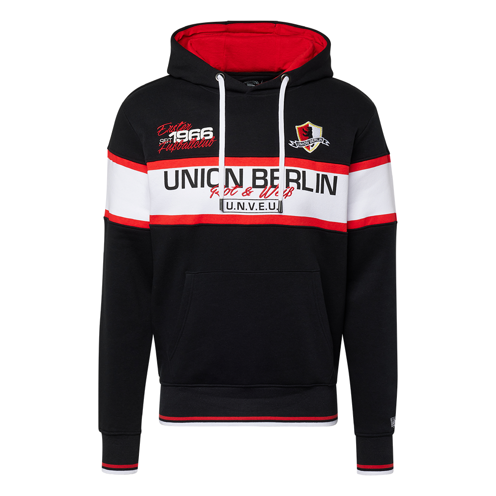 Kapuzenpullover Klassik 66 - schwarz