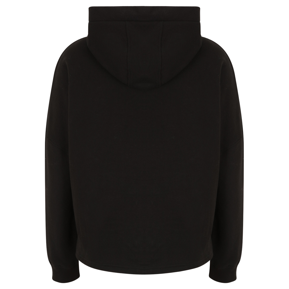 Frauen Kapuzenpullover Logo - schwarz