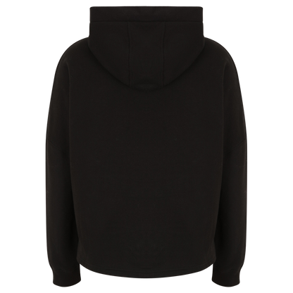 Frauen Kapuzenpullover Logo - schwarz