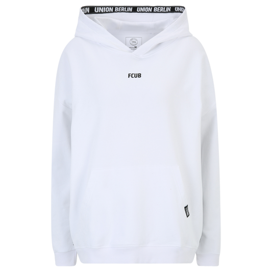 Frauen Kapuzenpullover FCUB oversized - weiß