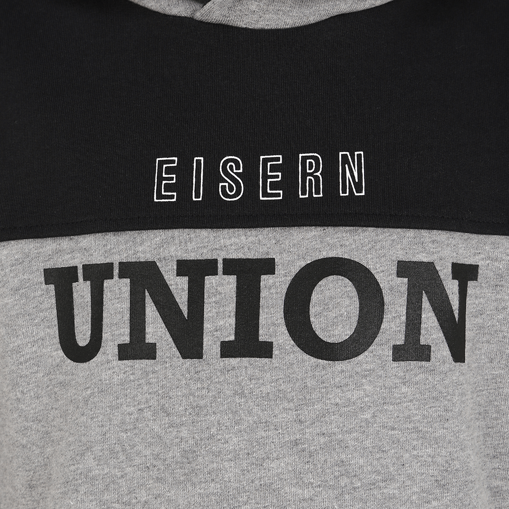 Kinder Kapuzenpullover Eisern - grau