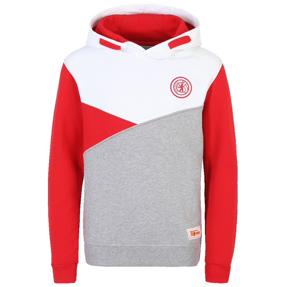 Kinder Kapuzenpullover Blockstreifen UNVEU