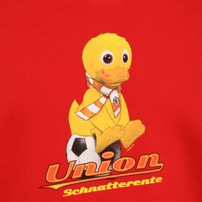 Kinder Kapuzenpullover Schnatterente - rot