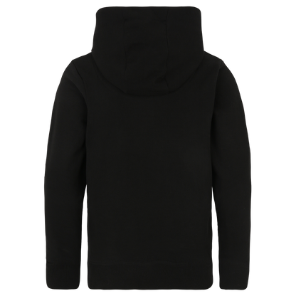 Kinder Kapuzenpullover Logo - schwarz