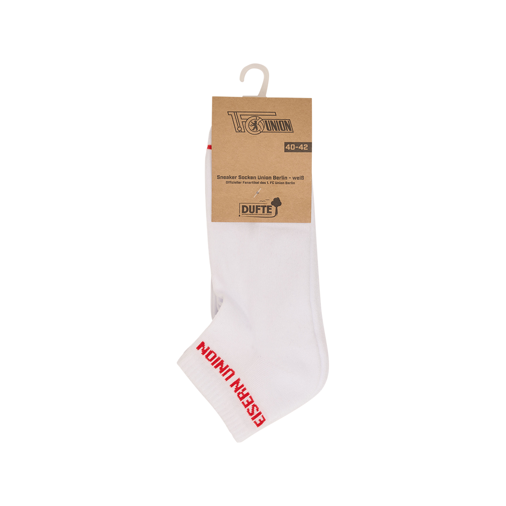 Sneaker Socken Union Berlin 3er Pack - weiß