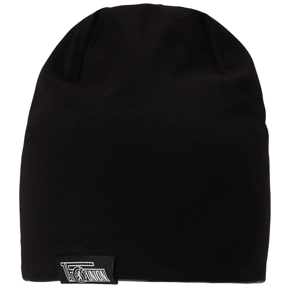 Kinder Beanie Camouflage - schwarz/grau