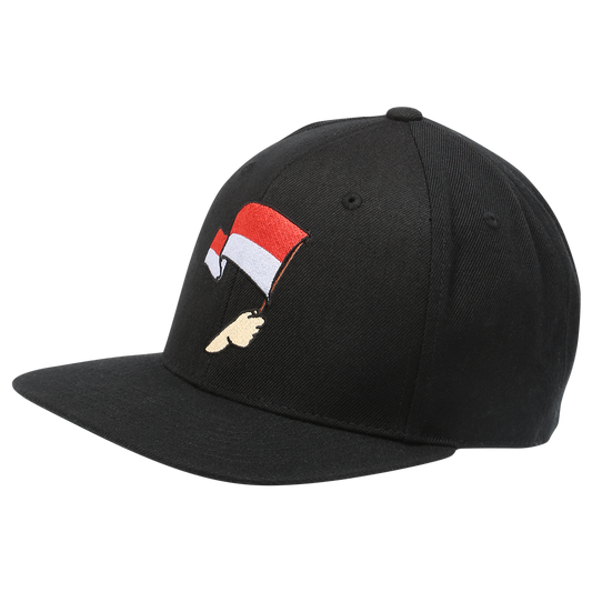 Cap Fahne - schwarz