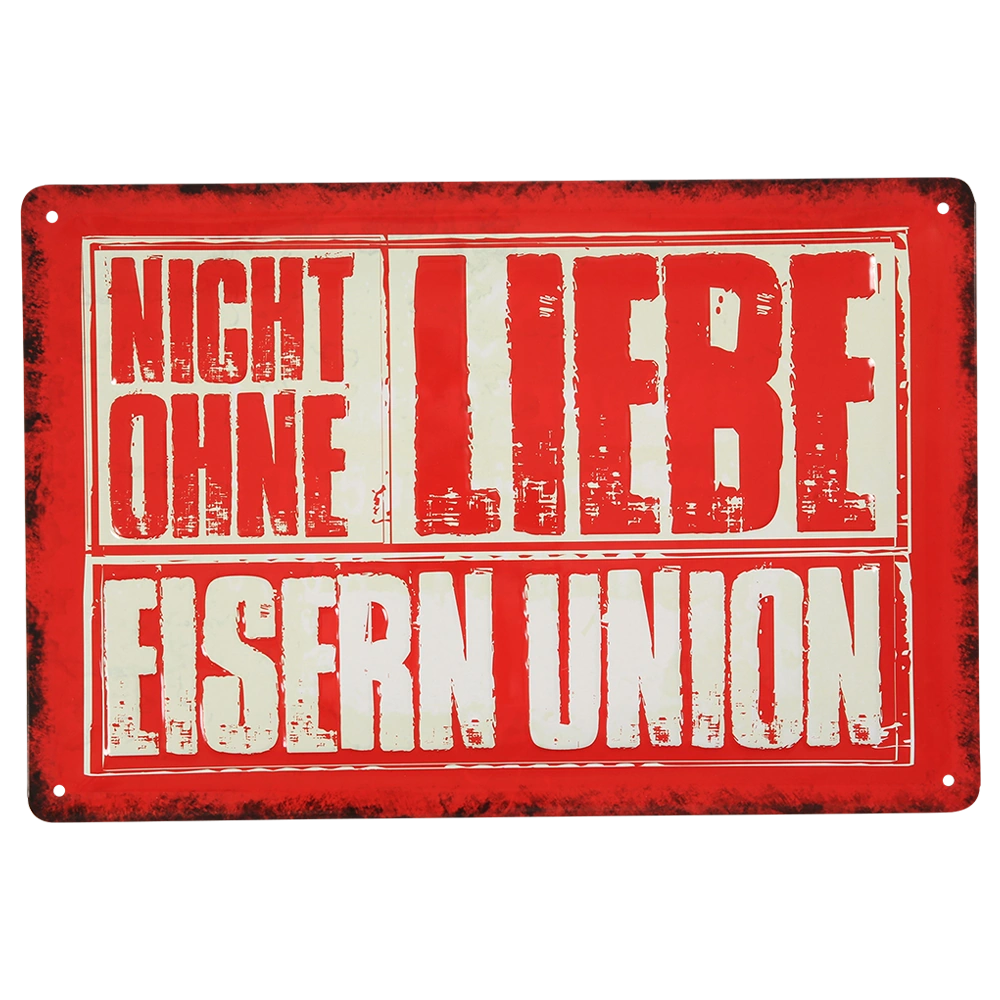 Blechschild - Nicht ohne Liebe