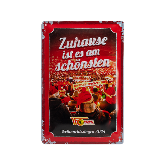 Blechschild - Weihnachtssingen