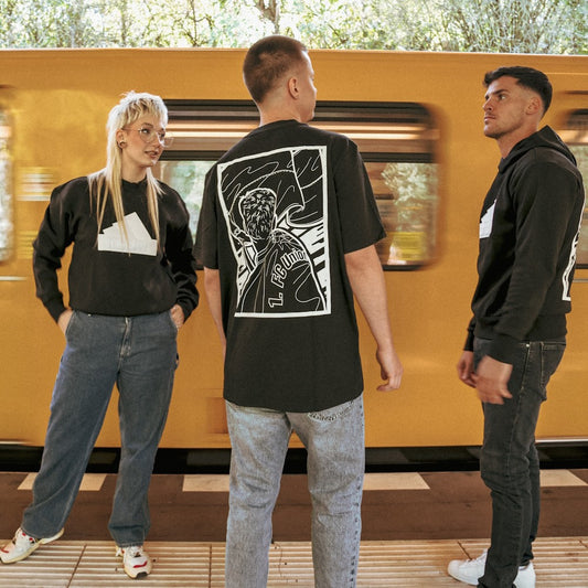 adidas T-Shirt - schwarz