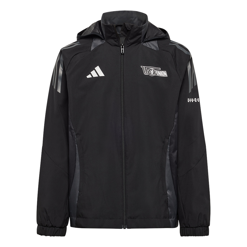 adidas Kinder Allwetterjacke - schwarz 24/25
