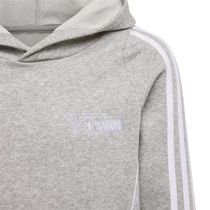 adidas Kinder Kapuzenpullover - grau 24/25