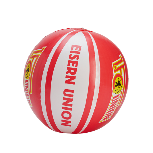 Strandball Logo - rot/weiß