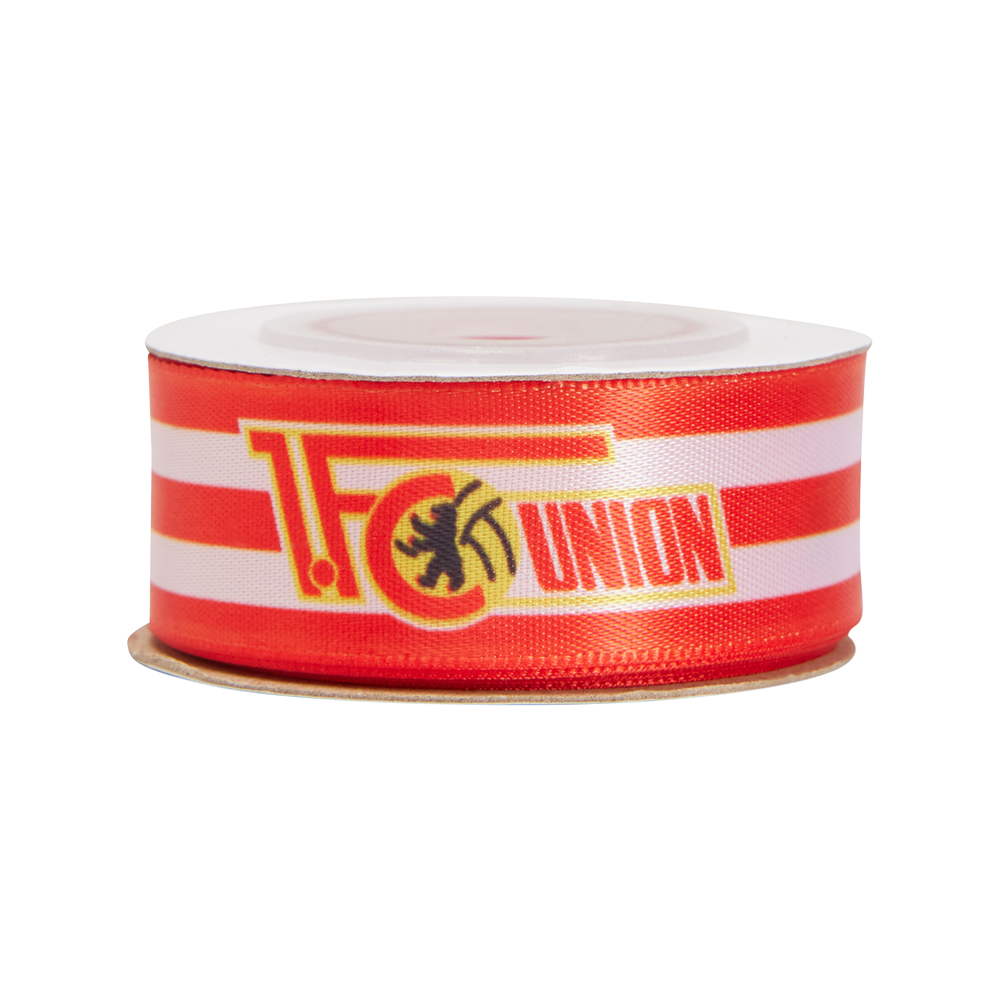 Geschenkband 2er Set - rot/weiß