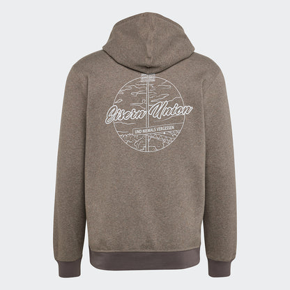 adidas Hoodie - braunmeliert