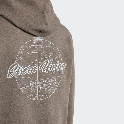 adidas Hoodie - braunmeliert