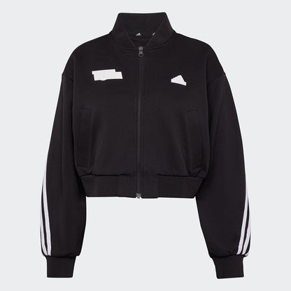 adidas Frauen Bomberjacke - schwarz