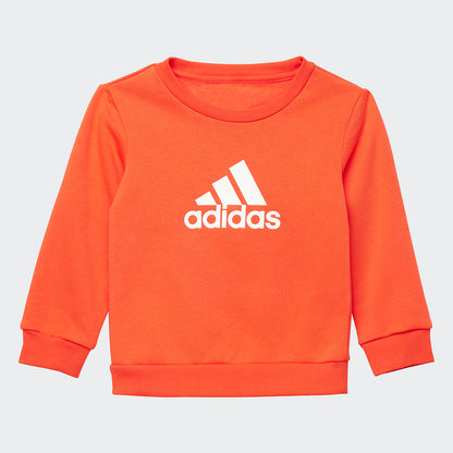 adidas Baby Jogginganzug - rot/schwarz