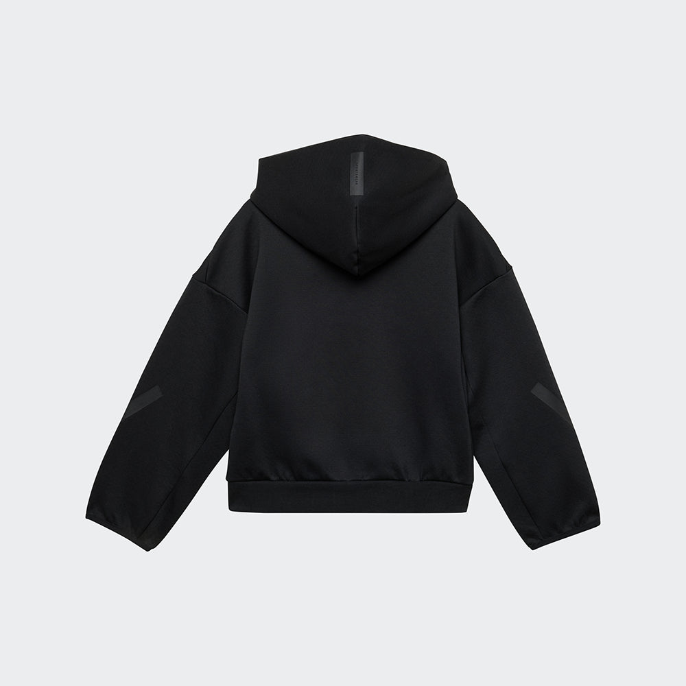 adidas Kinder Sweatjacke - schwarz
