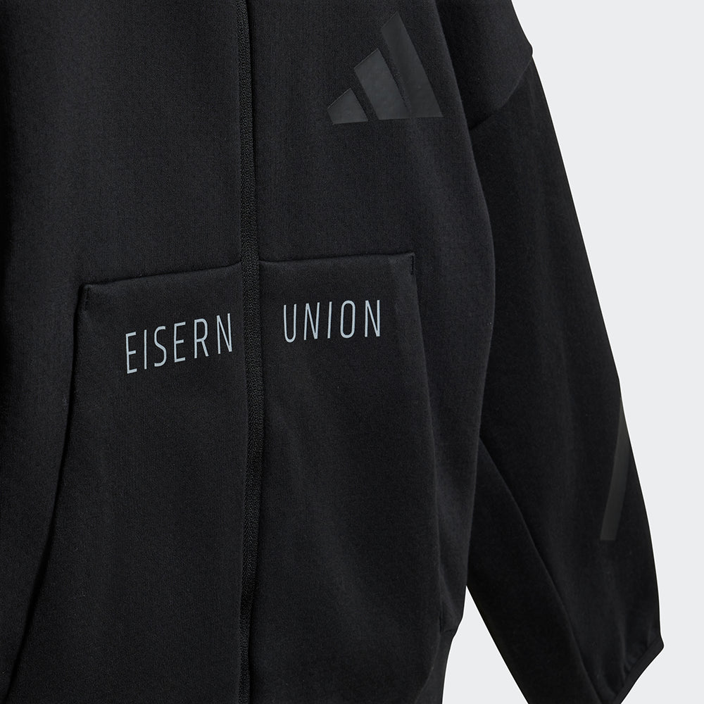 adidas Kinder Sweatjacke - schwarz